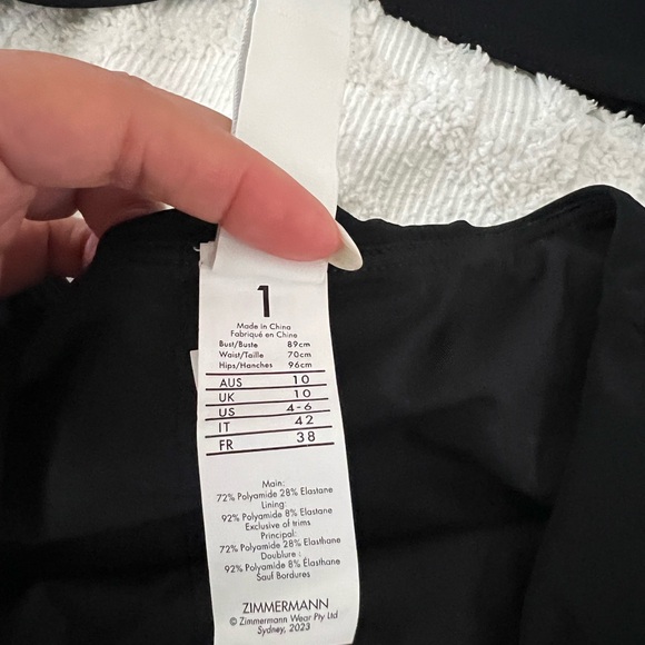 Zimmermann Lexi off shoulder bikini size 1 - Picture 6 of 6